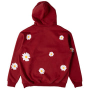 OVERSIZED LUX "DAISY" HOODIE - RED