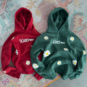 OVERSIZED LUX "DAISY" HOODIE - GREEN