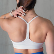 CLASSIC SPORTS BRA - WHITE / BLACK