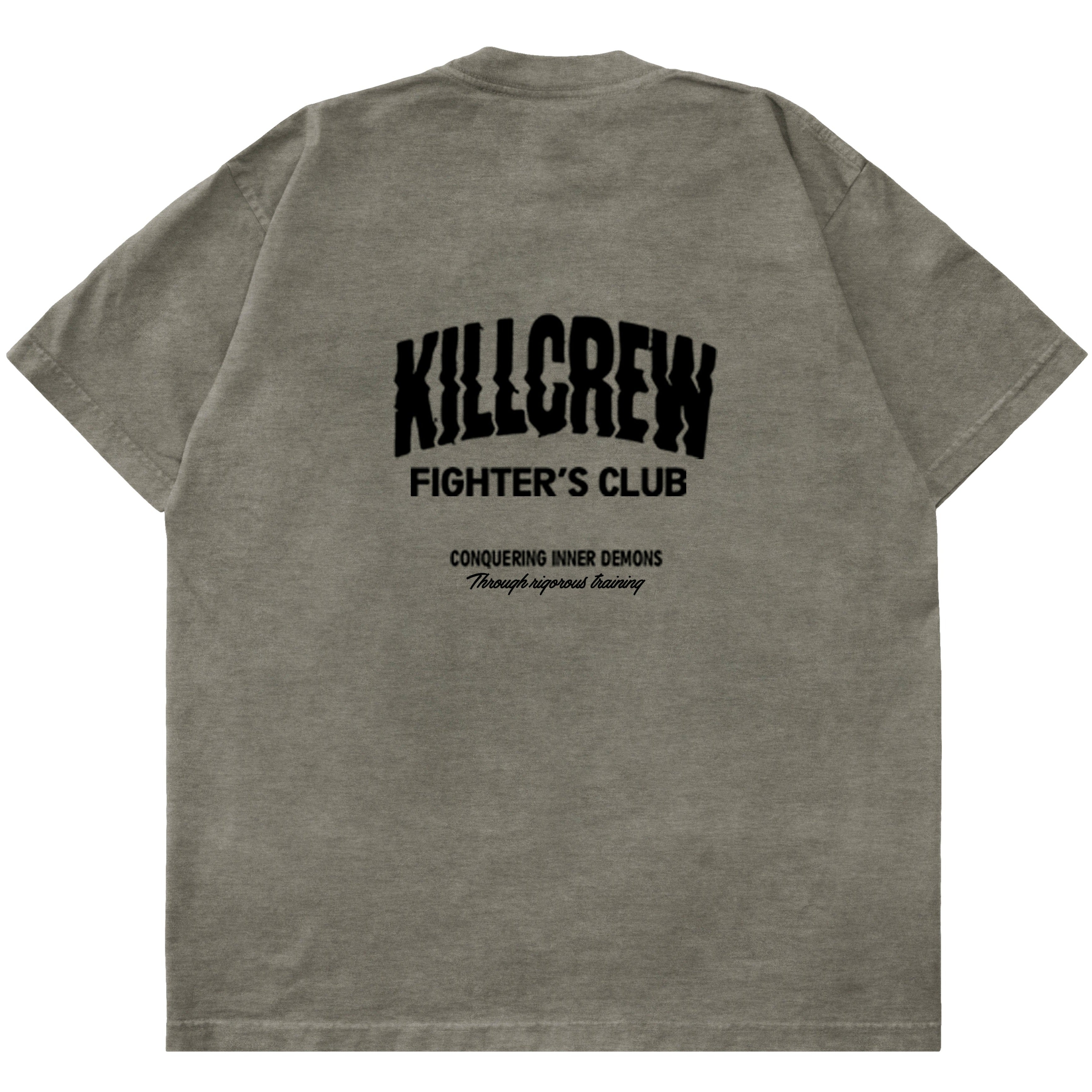 【Paragraph】25SS★ No.23 CROSS T SHIRT RELAXED FIT RIGOROUS TRAINING T-SHIRT - OLIVE / BLACK – Kill