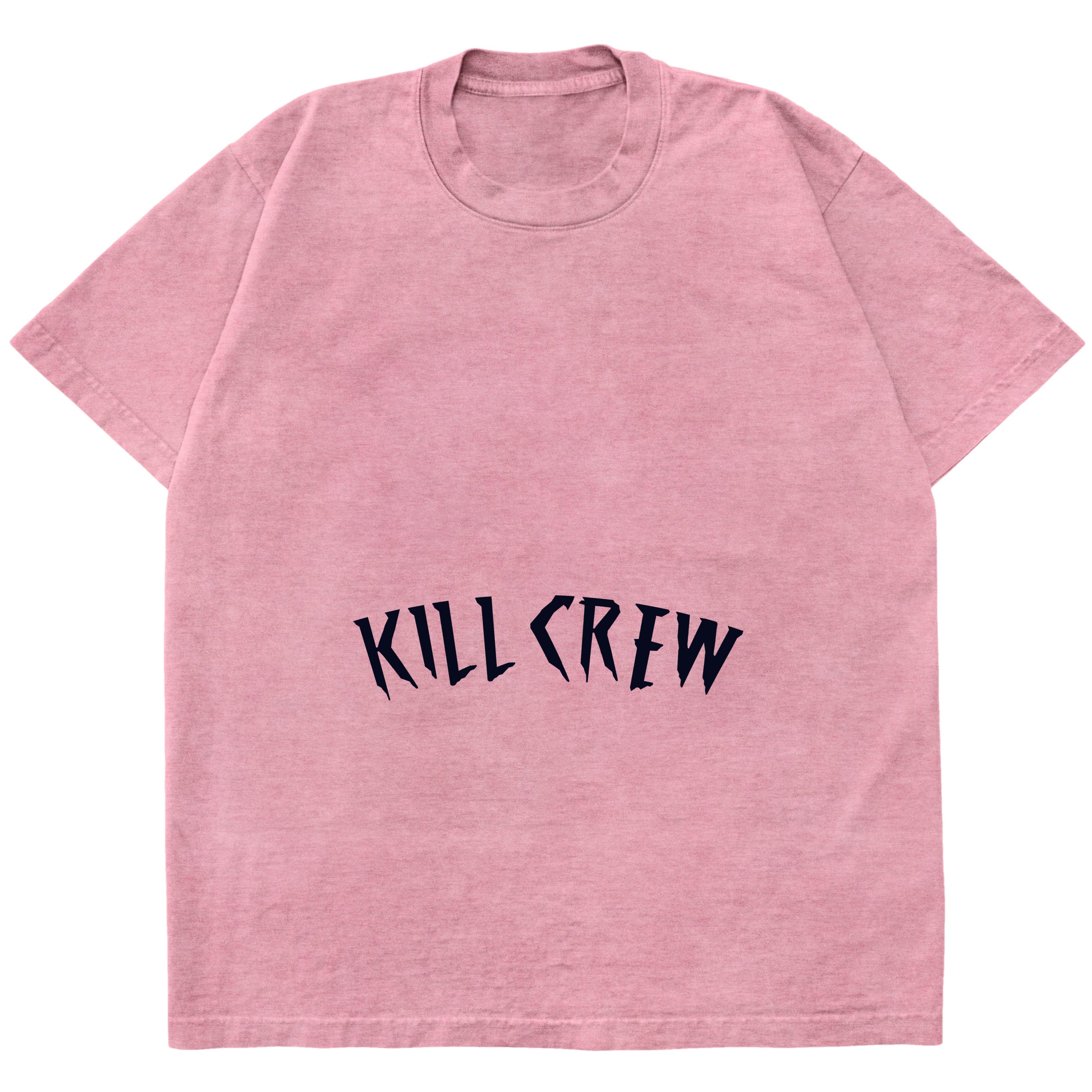 OVERSIZED LUX ACID WASH T-SHIRT - ROSÉ / BLACK – Kill Crew
