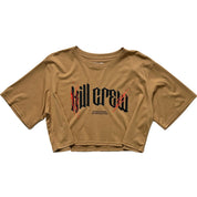CLASSIC CROP TOP - SAND / BLACK