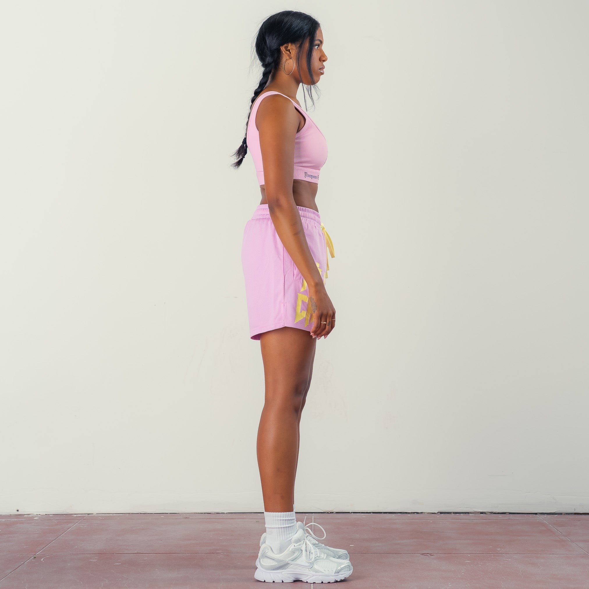 KILL CREW RIBBED SPORTS BRA - PINK