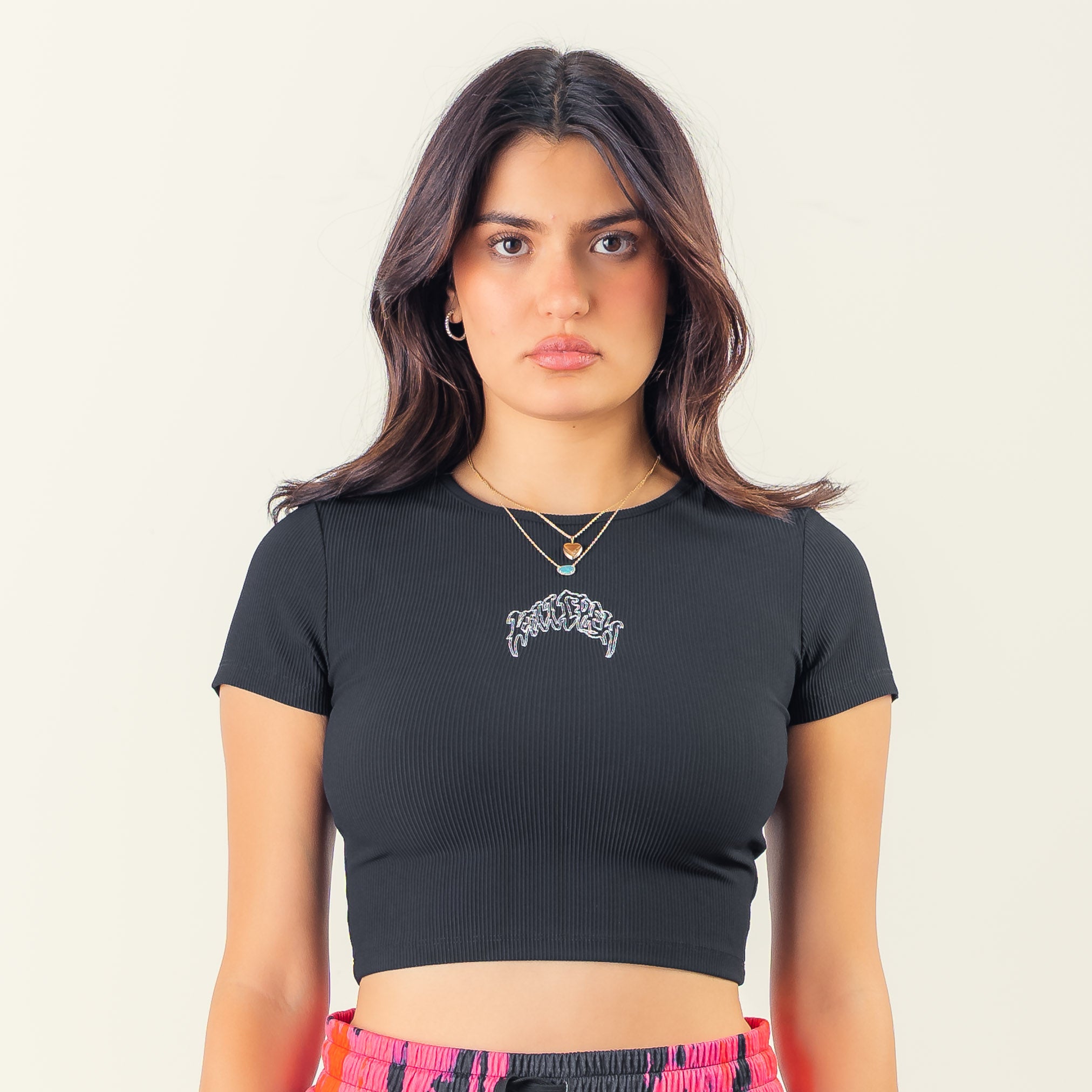 KILL CREW RIBBED BABY TEE - BLACK