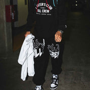 HEAVYWEIGHT LUX SWEATPANTS FLAME - BLACK / WHITE