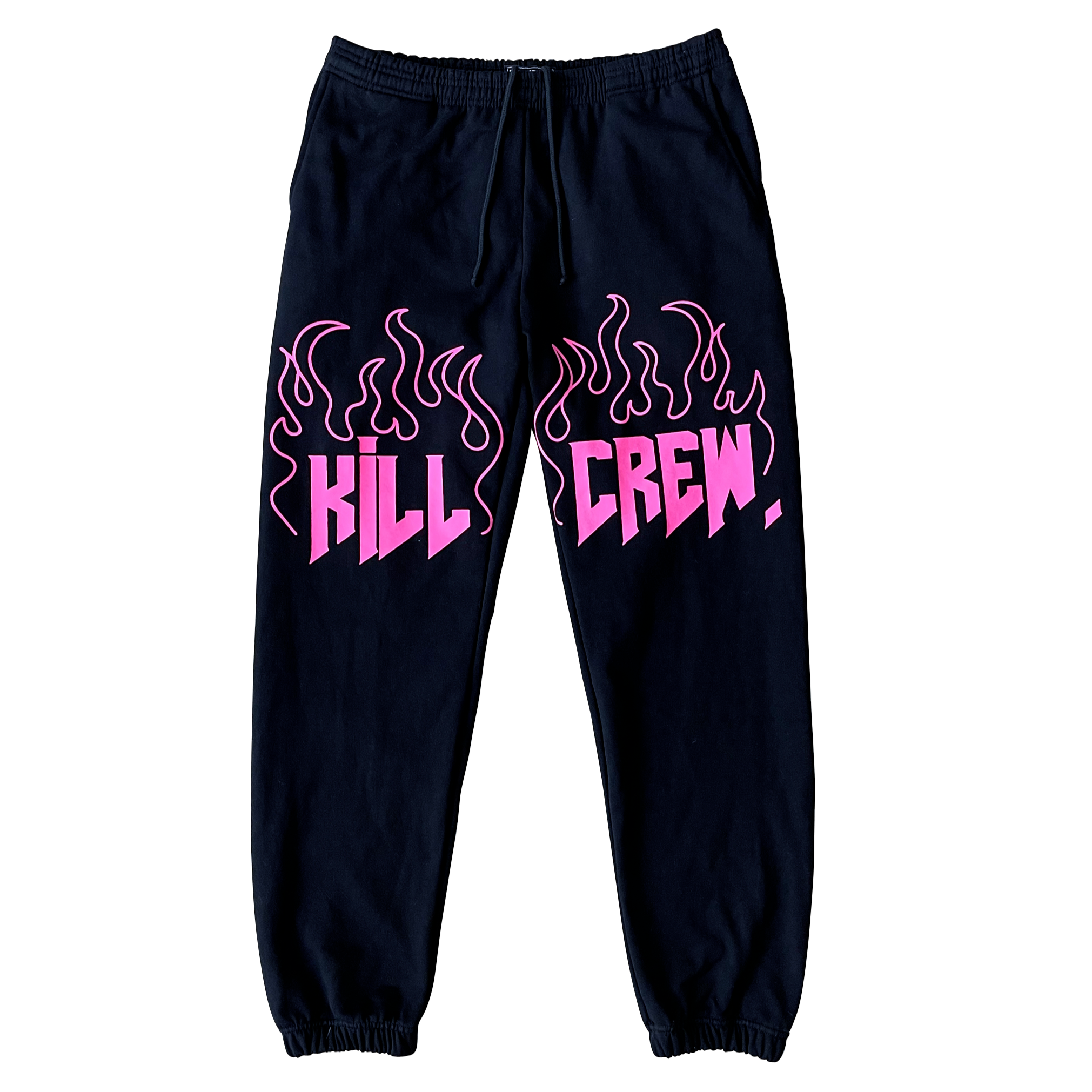 Sweatpants with flames on them sale