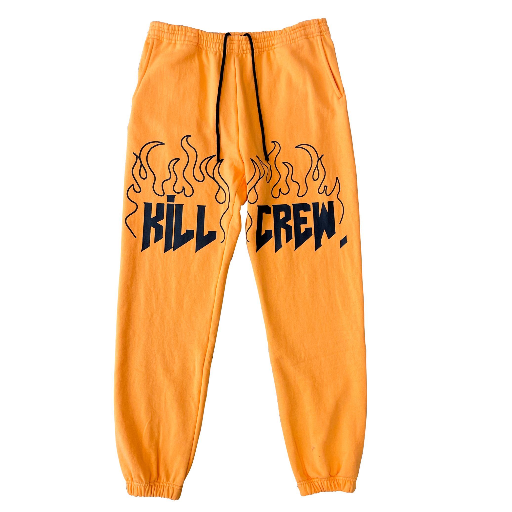 HEAVYWEIGHT LUX SWEATPANTS FLAME - ORANGE – Kill Crew