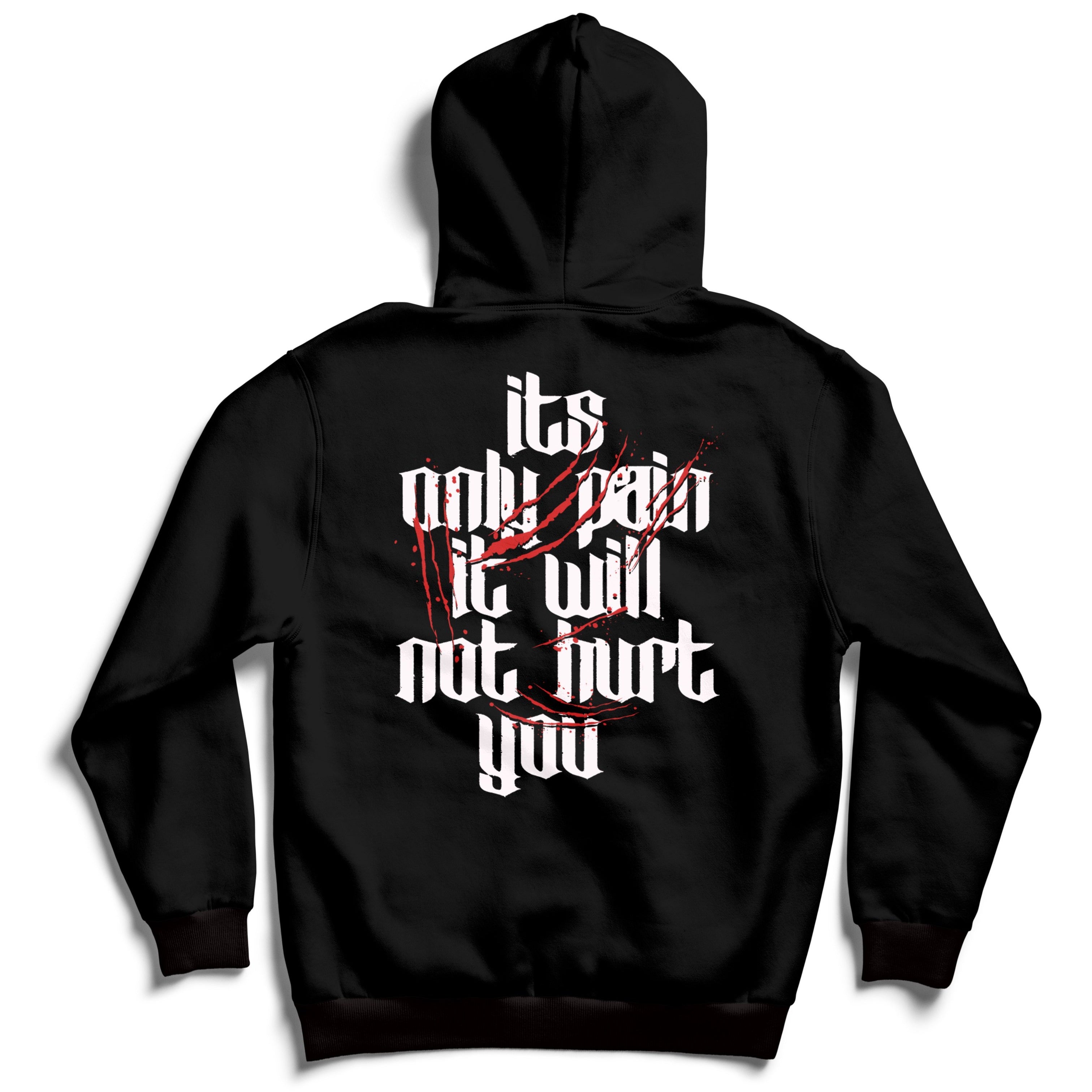 IT'S ONLY PAIN HOODIE - BLACK – Kill Crew