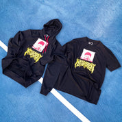 BATTLE SCARS PATCH HOODIE - BLACK