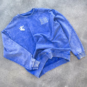 HEAVYWEIGHT LUX WOLF CREW NECK - BLUE