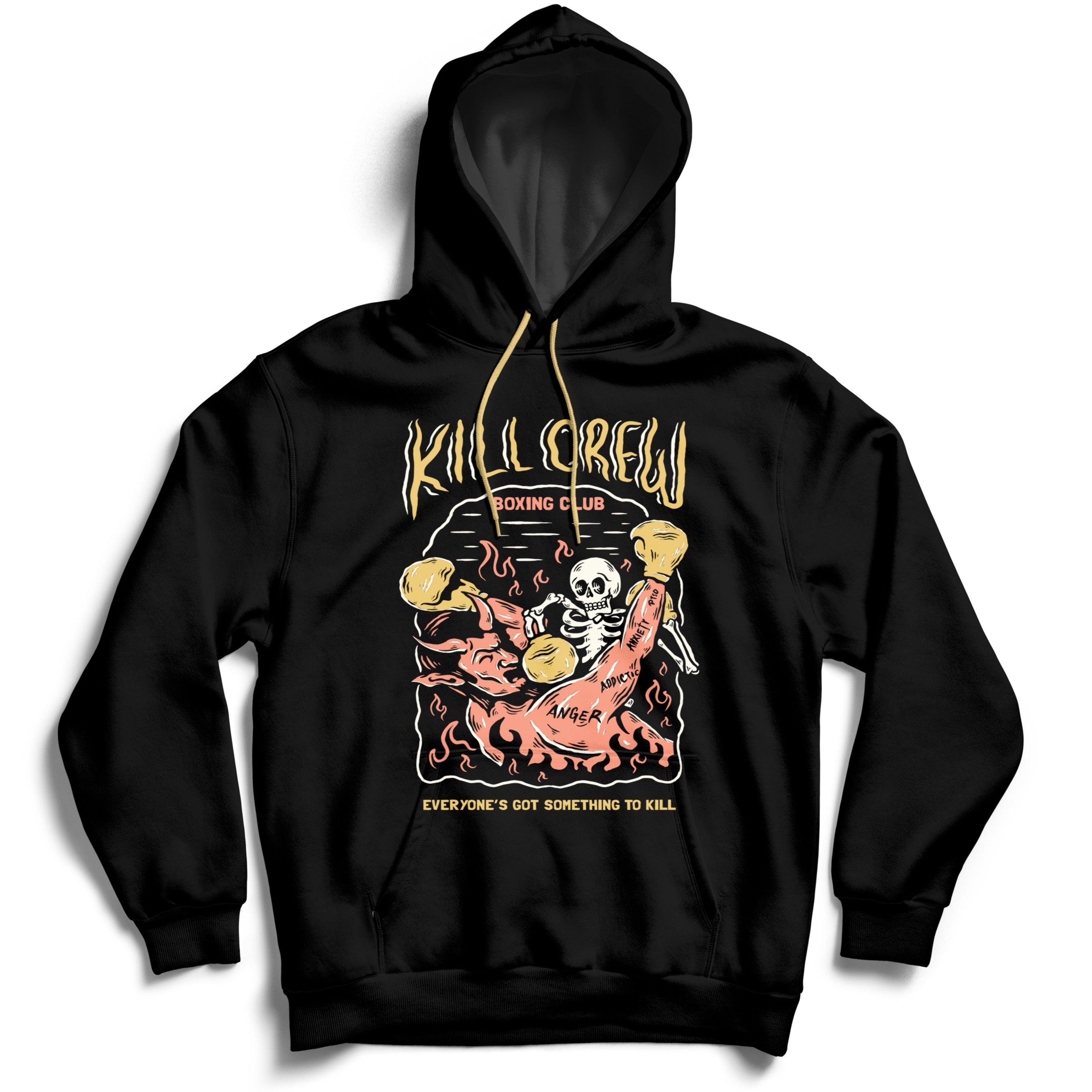 KILL CREW INNER DEMONS BOXING CLUB HOODIE BLACK – Kill Crew