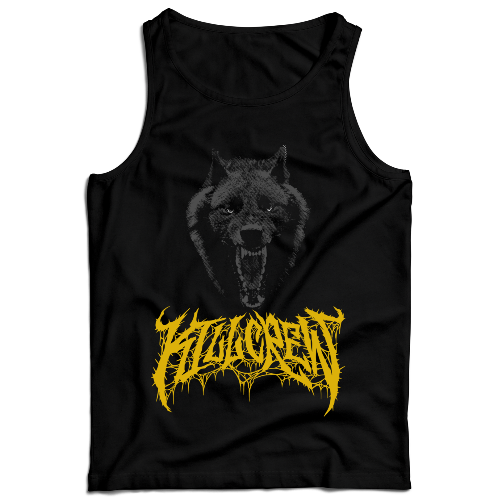 LONE WOLF TANK TOP - BLACK – Kill Crew
