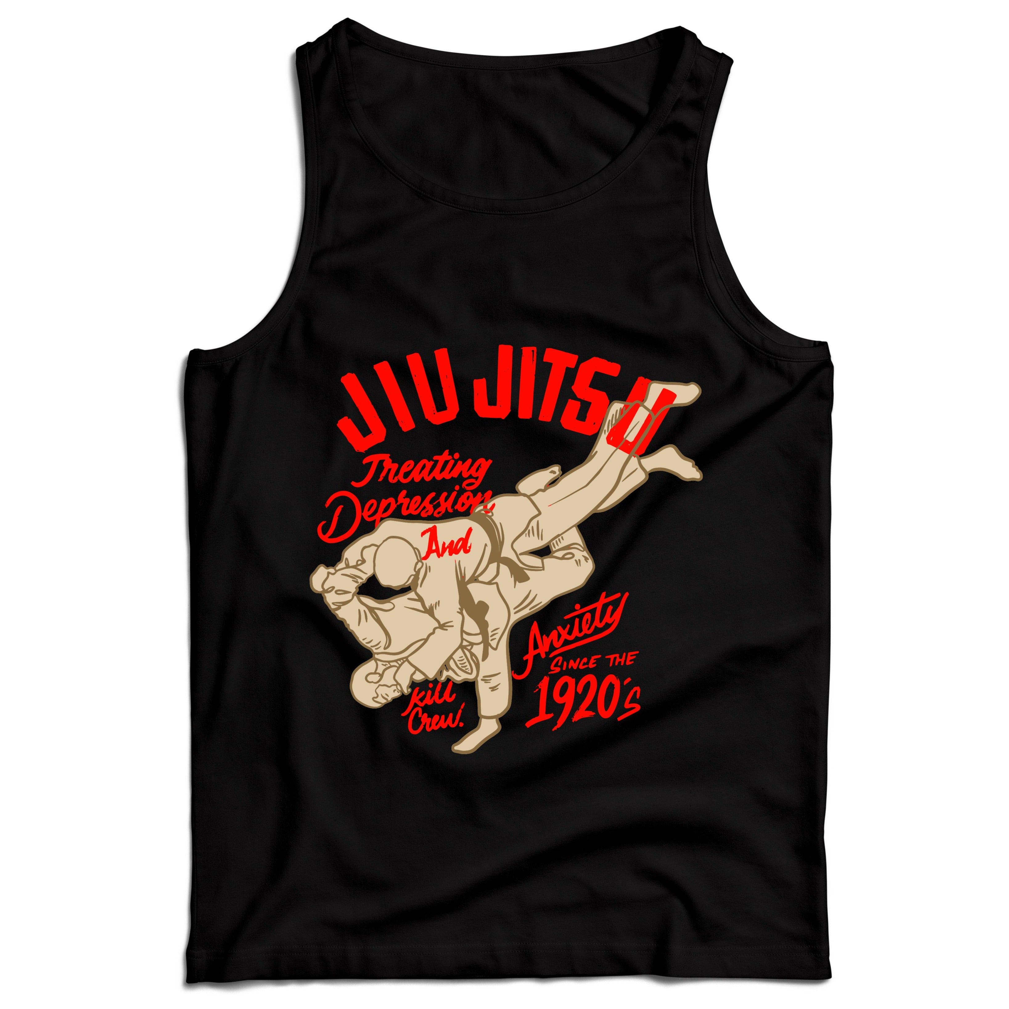 JIU JITSU DEPRESSION TANK TOP - BLACK – Kill Crew