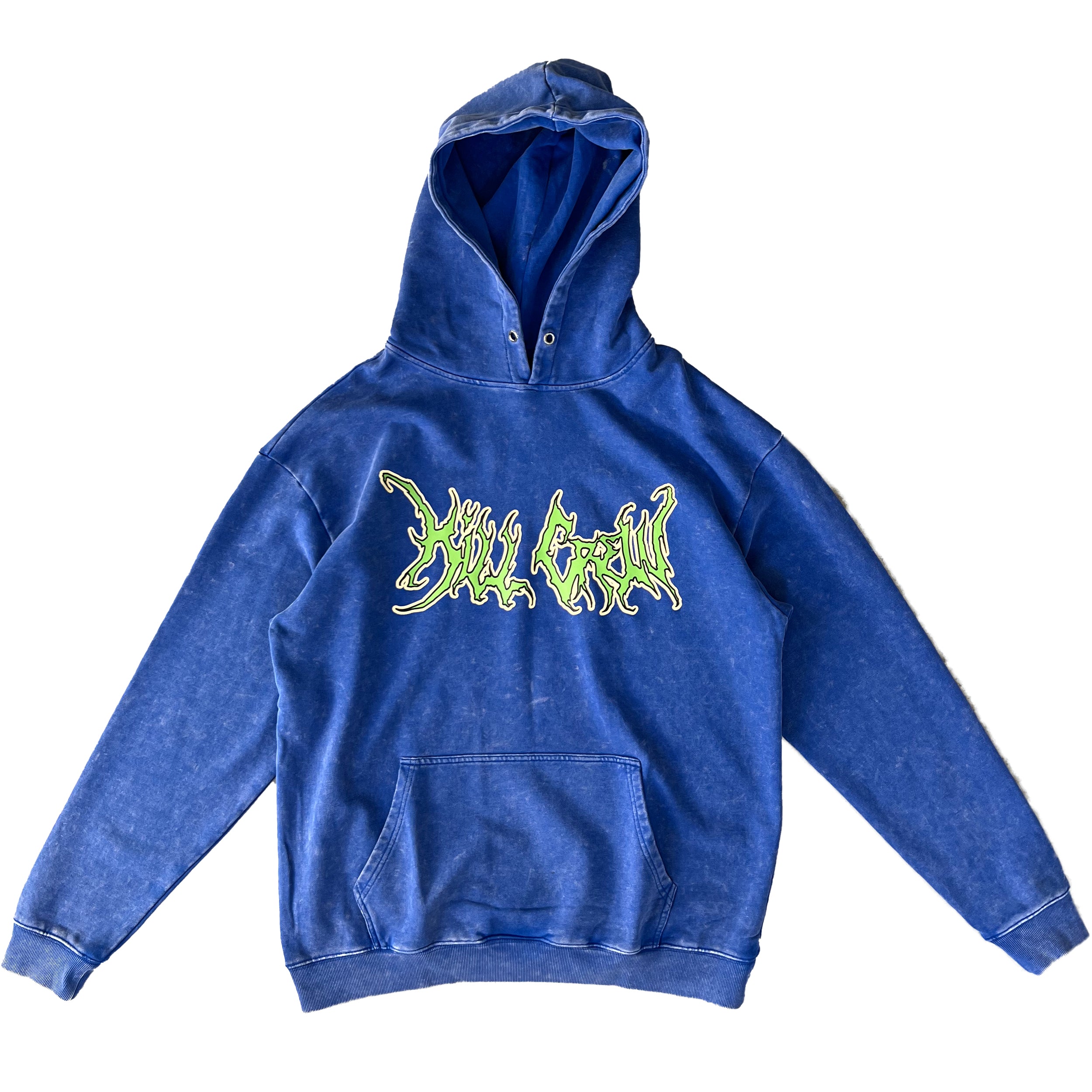 OVERSIZED LUX WOLF HOODIE - BLUE / GREEN – Kill Crew