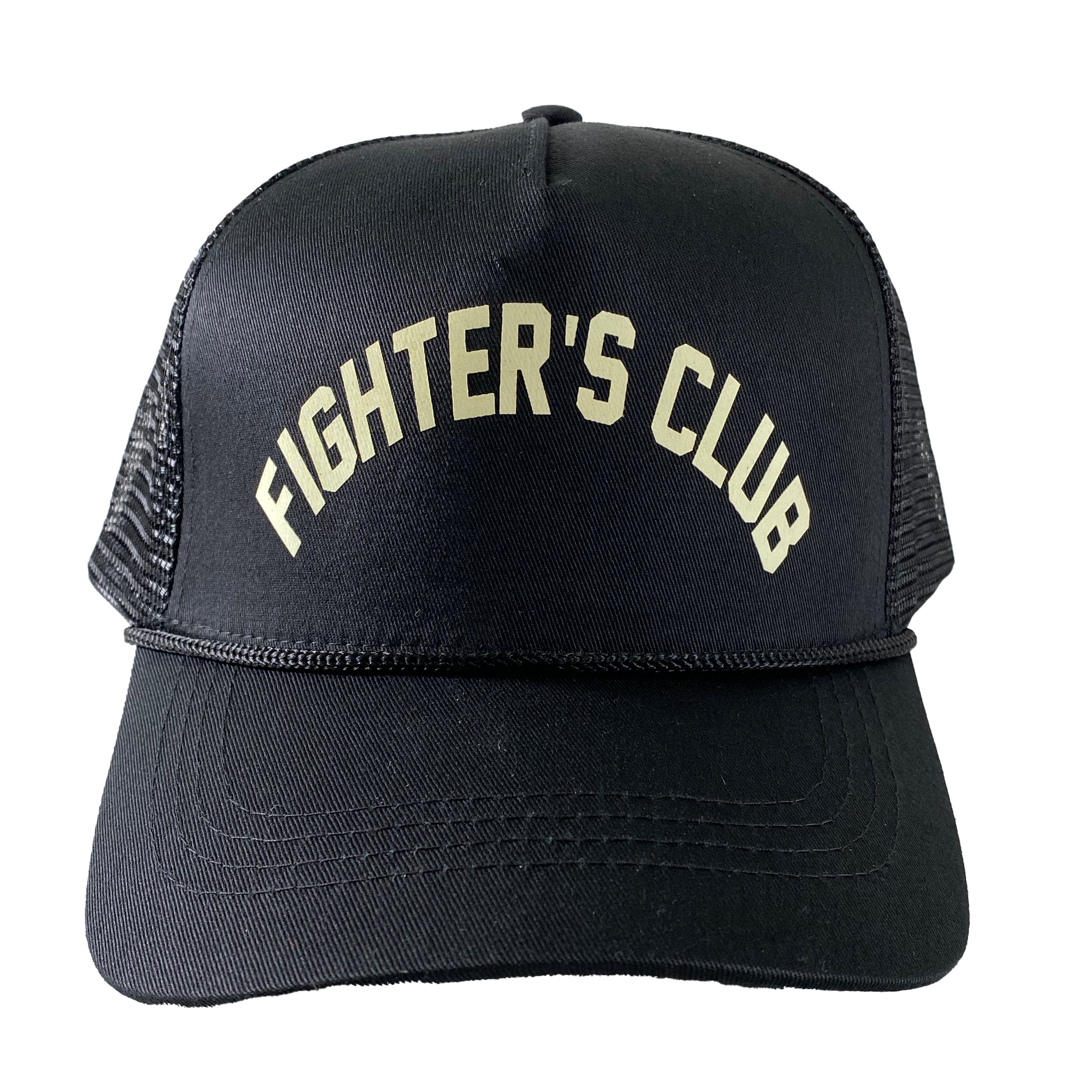 FIGHTER'S CLUB TRUCKER HAT - BLACK