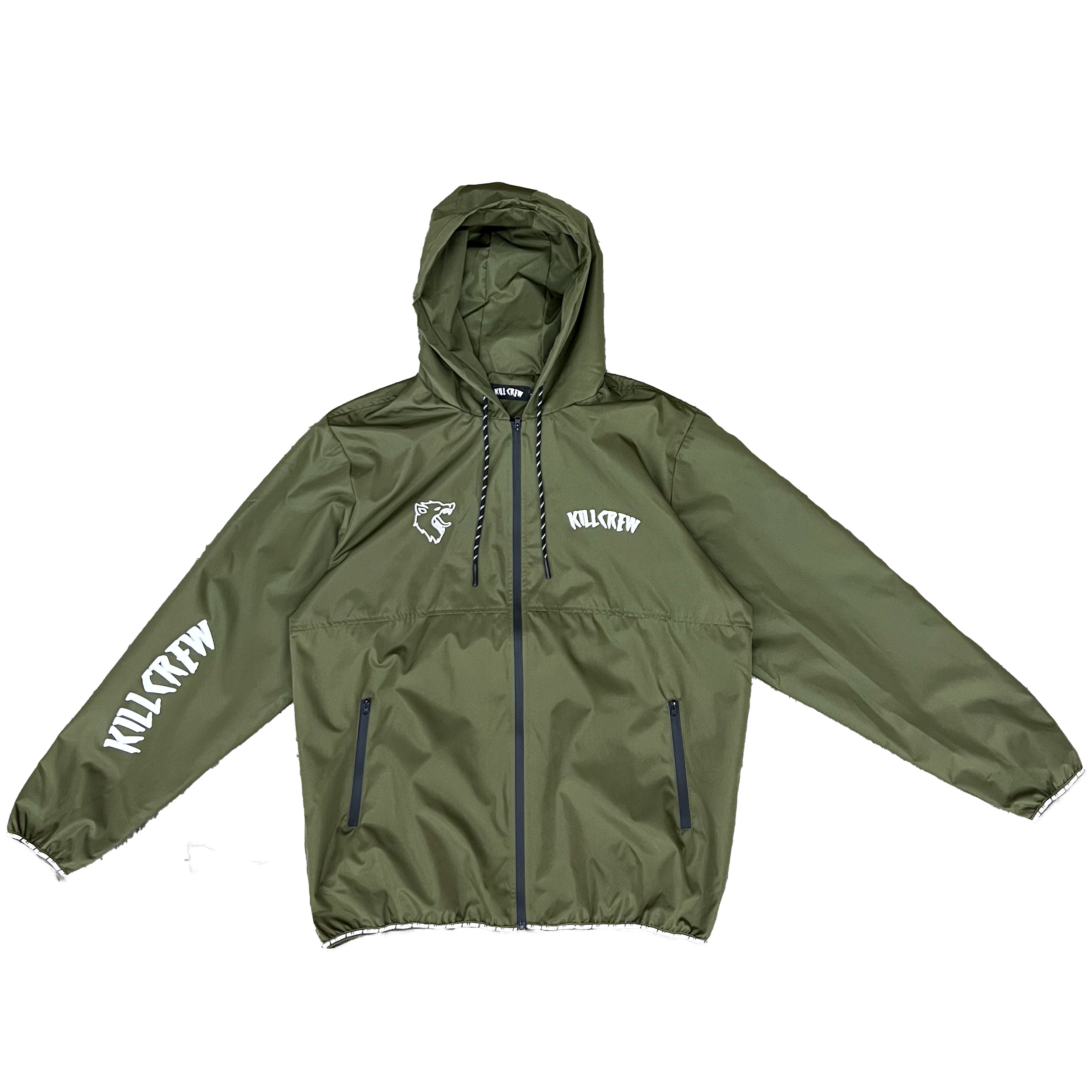 WIND WIZE ライフジャケット Fサイズ WOLF QUICK DRY WINDBREAKER - OLIVE / WHITE – Kill Crew