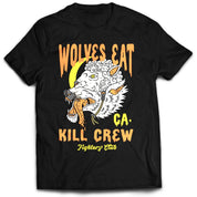 WOLVES EAT T-SHIRT - BLACK