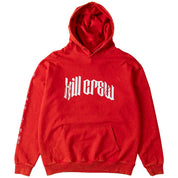 OVERSIZED LUX "LONE WOLF" HOODIE - RED / WHITE