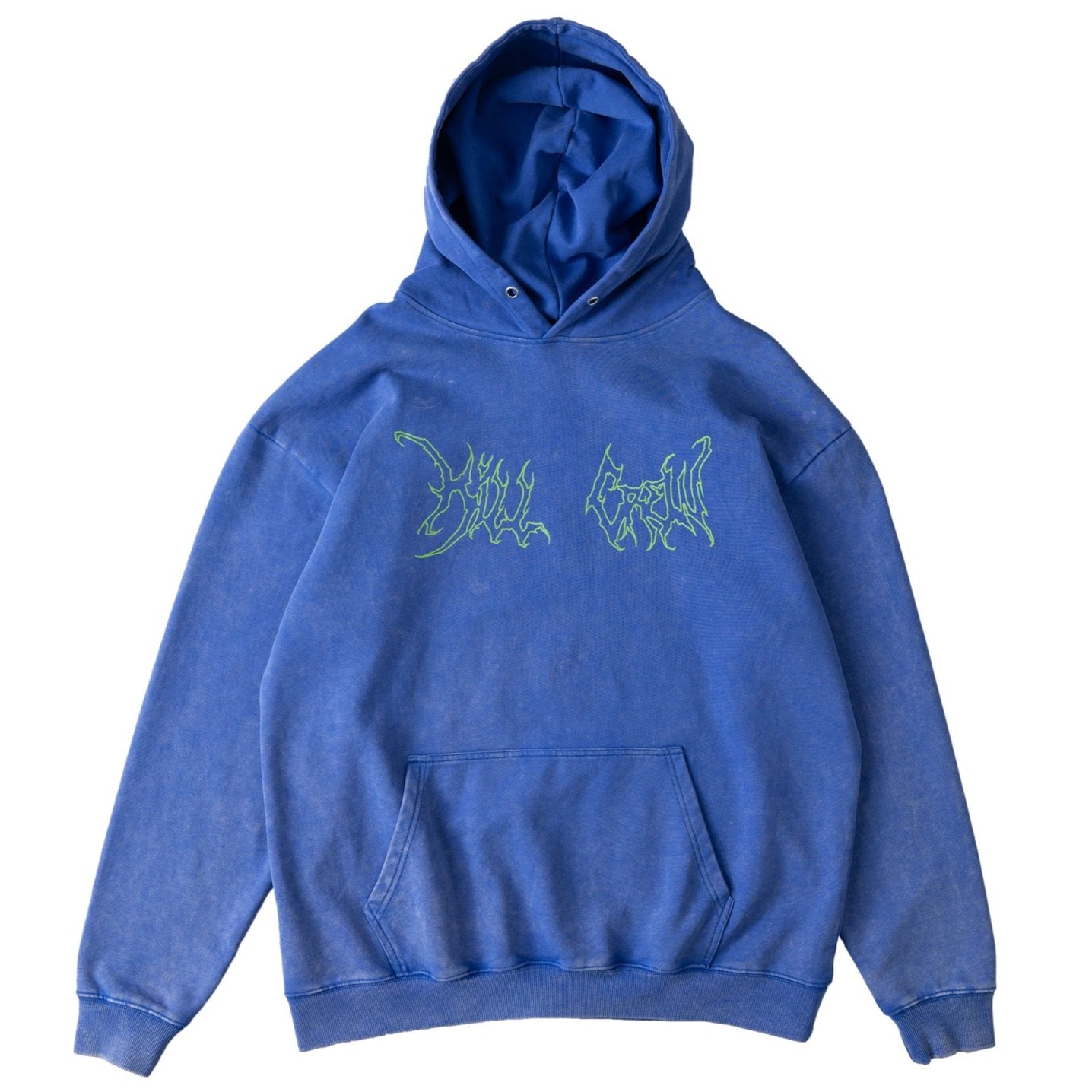 OVERSIZED LUX "MISFITS HAVE A CHANCE" HOODIE - BLUE