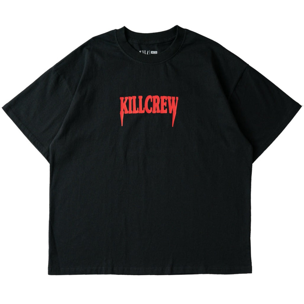 RELAXED FIT "ATHLETIC DEPARTMENT" T-SHIRT - BLACK