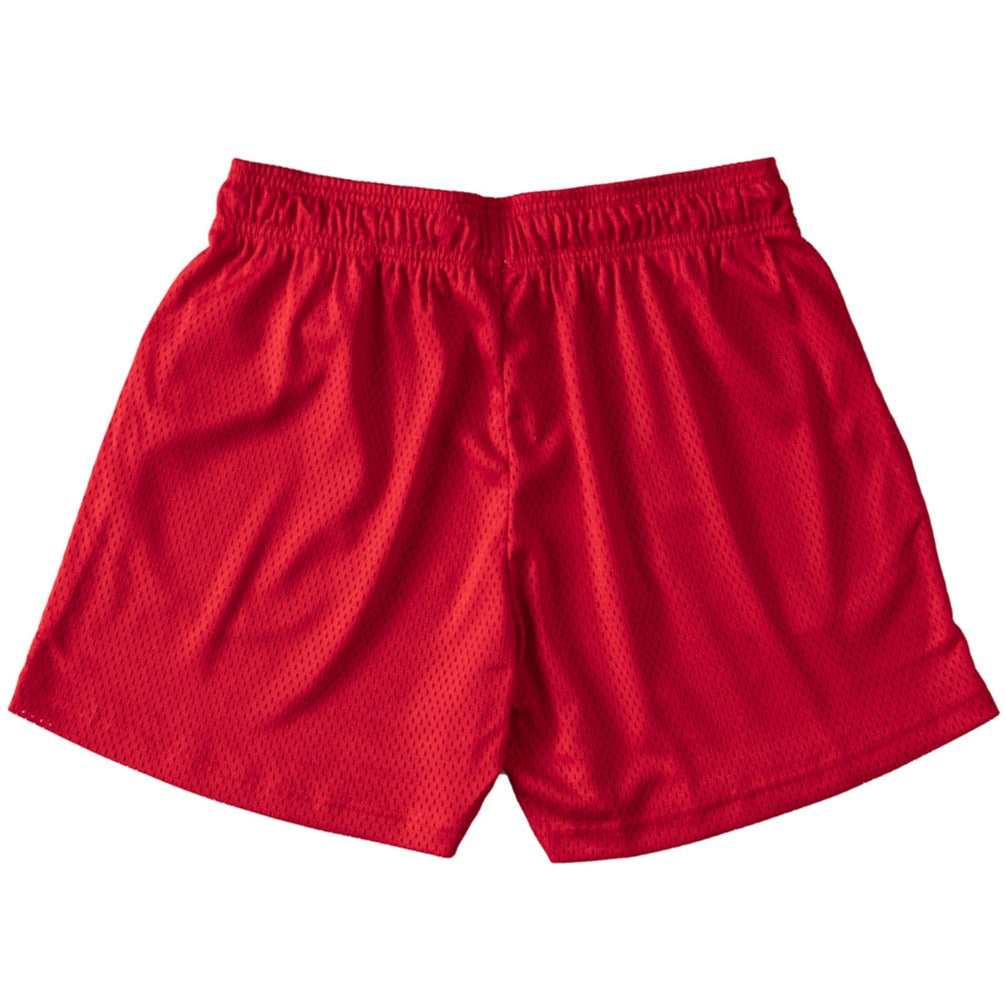 VENTED MESH SHORTS MEDIEVAL - RED / WHITE