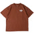 OVERSIZED LUX CONQUER INNER DEMONS T-SHIRT - BROWN / RED