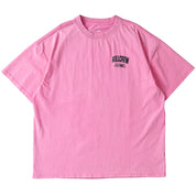 RELAXED FIT LUX CONQUER INNER DEMONS T-SHIRT - PINK / WHITE