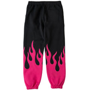 PREMIUM HEATER SWEATS - BLACK / PINK