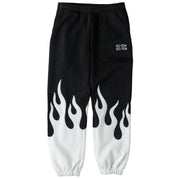 PREMIUM HEATER SWEATS - BLACK / WHITE