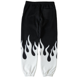 PREMIUM HEATER SWEATS - BLACK / WHITE