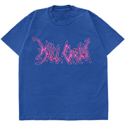 OVERSIZED WOLF T-SHIRT - BLUE