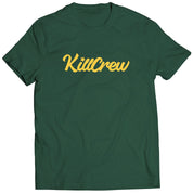 "SCRIPT" T-SHIRT - GREEN / GOLD