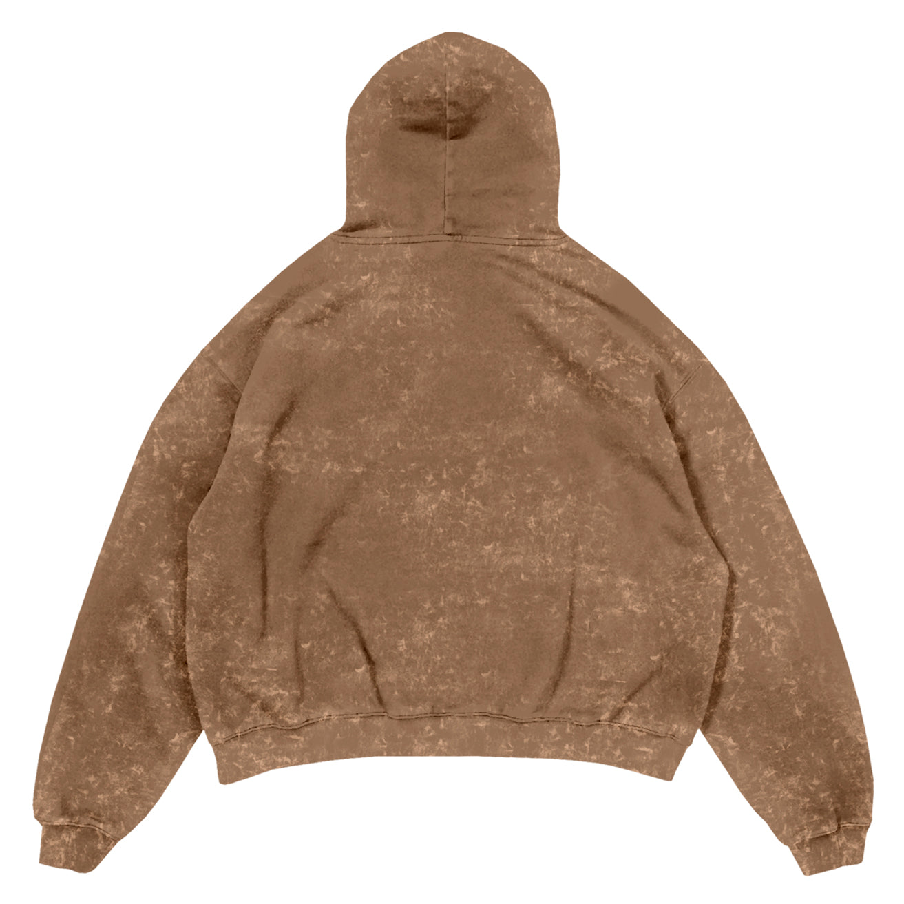 OVERSIZED LUX "WEIGHTS LIFT US UP" HOODIE - BROWN