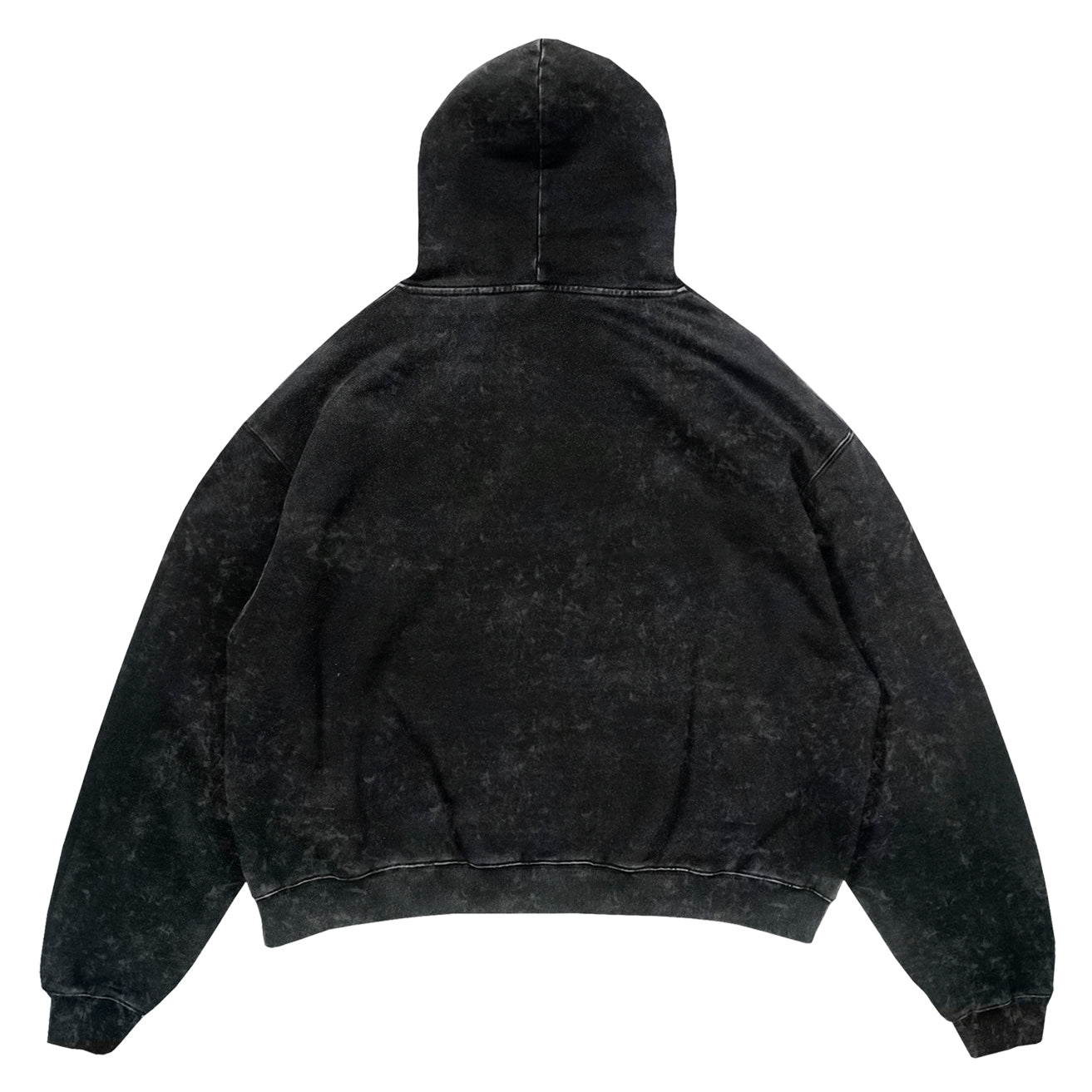 OVERSIZED LUX "WEIGHTS LIFT US UP" HOODIE - BLACK