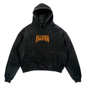 OVERSIZED LUX "BARBARIAN" HOODIE - BLACK