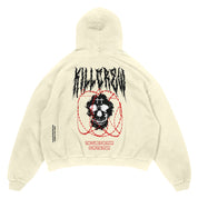 OVERSIZED LUX "BARBARIAN" HOODIE - CREAM