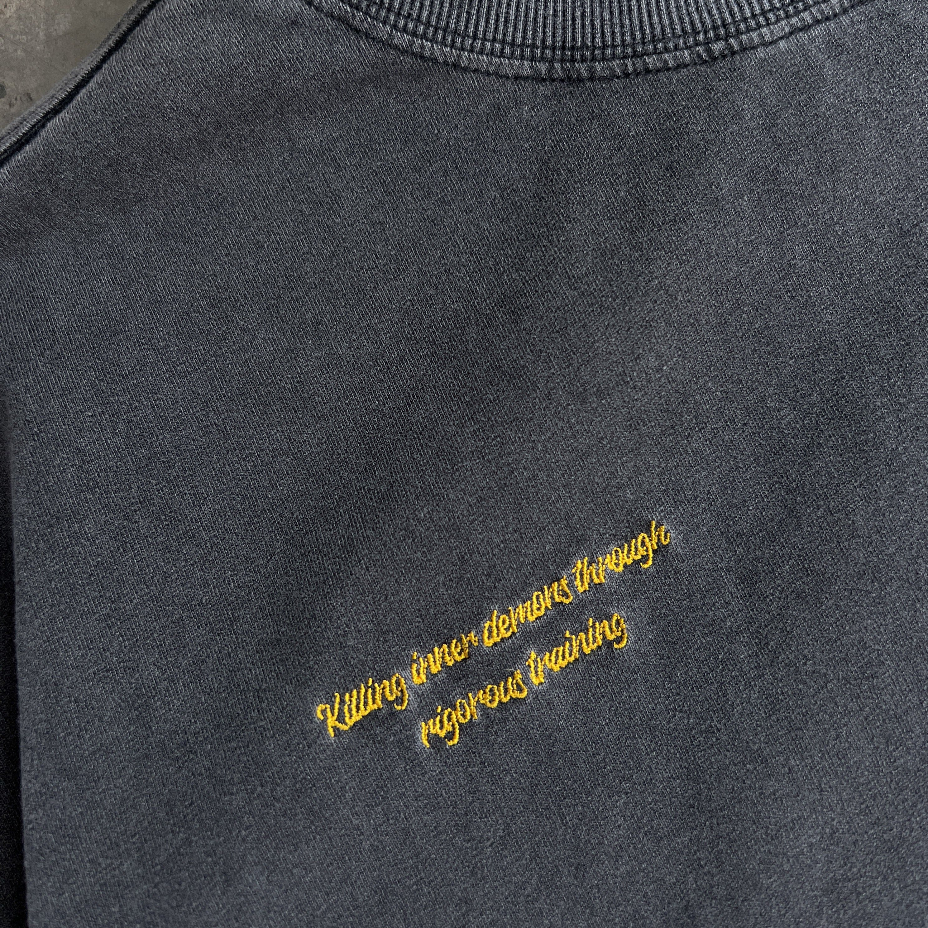 ★GOAL STUDIO★ ESSENTIAL SCRIPT TEENAVY G5MTS101#NV 시즌 오프 30%] ESSENTIAL SCRIPT TEE-BLACK - GOALSTUDIO
