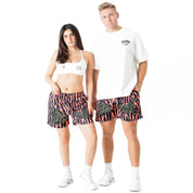 VENTED MESH SHORTS ALIEN - RED