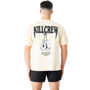 RELAXED FIT "ATHLETIC DEPARTMENT" T-SHIRT - CREAM