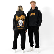 OVERSIZED LUX "BARBARIAN" HOODIE - BLACK
