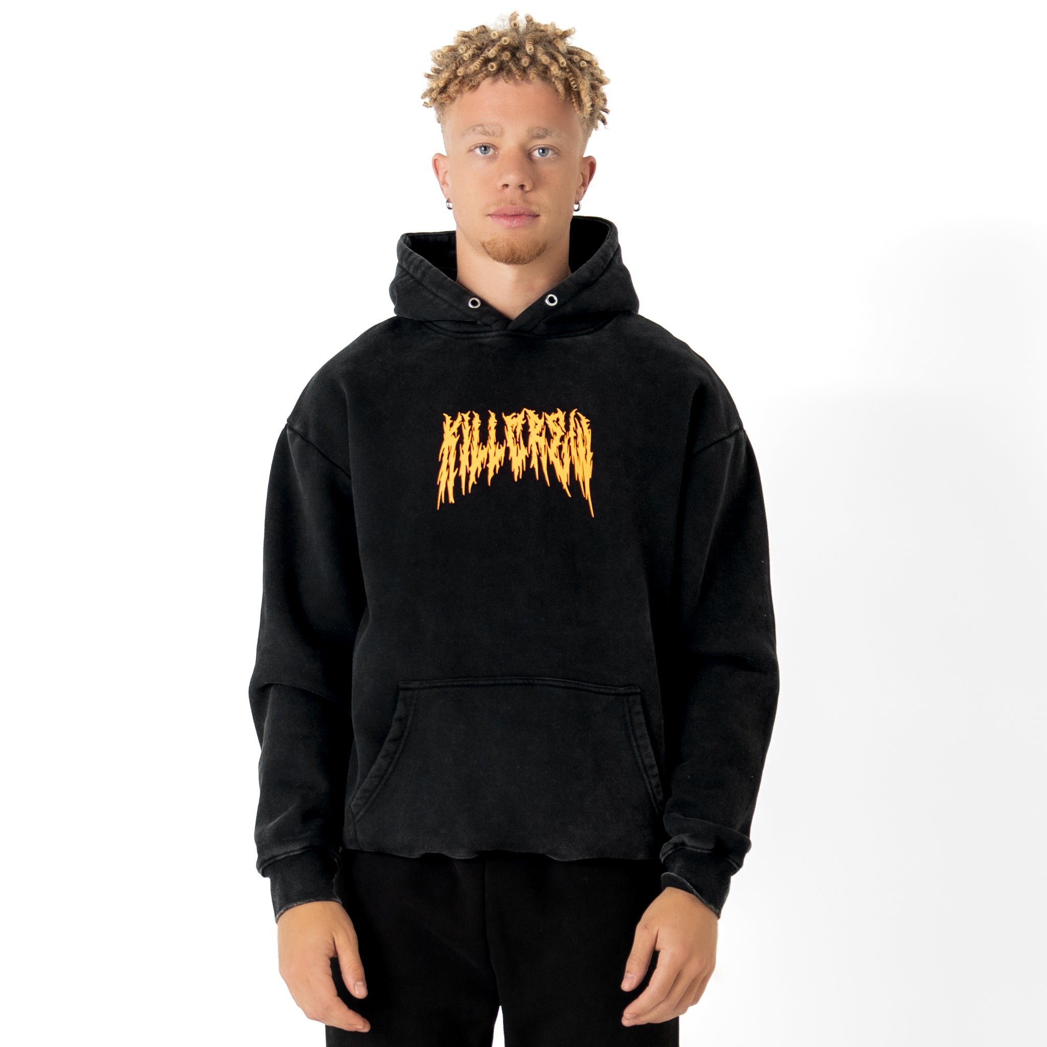 OVERSIZED LUX "BARBARIAN" HOODIE - BLACK