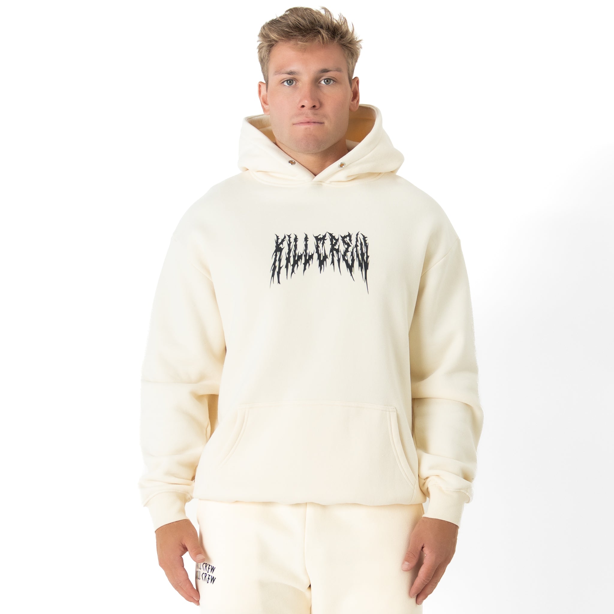 OVERSIZED LUX "BARBARIAN" HOODIE - CREAM