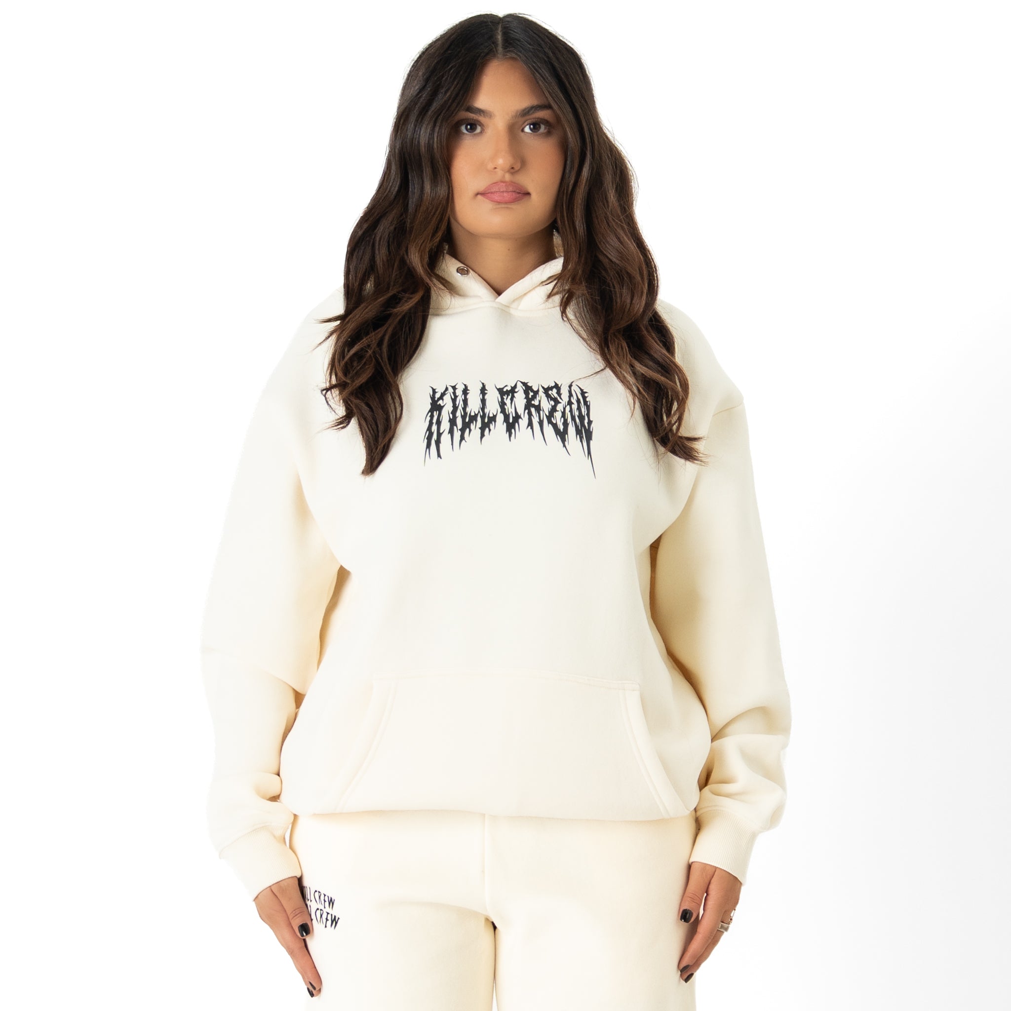 OVERSIZED LUX "BARBARIAN" HOODIE - CREAM