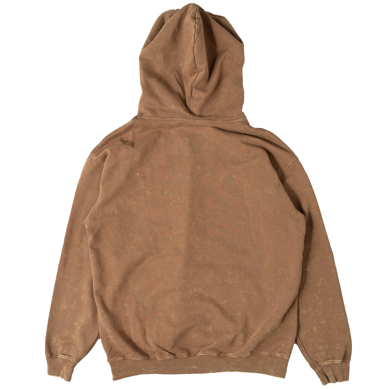 OVERSIZED LUX "TWO WOLVES" HOODIE - BROWN