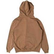 OVERSIZED LUX "TWO WOLVES" HOODIE - BROWN