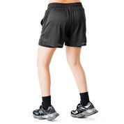 TRAINING SHORT WITH LINER - BLACK / PINK