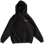 OVERSIZED LUX T-SHIRT "LOVE SEEING YOU HAPPY" - BLACK / PINK