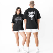 OVERSIZED "CLASSIC" T-SHIRT - BLACK / WHITE