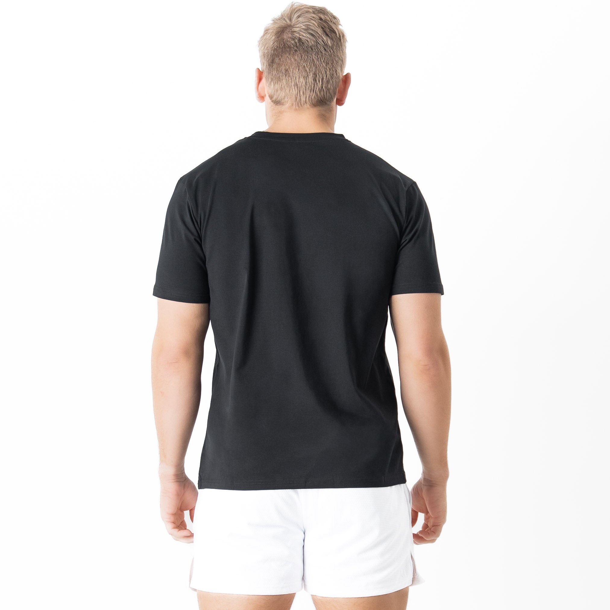 "SCRIPT" T-SHIRT - BLACK / WHITE