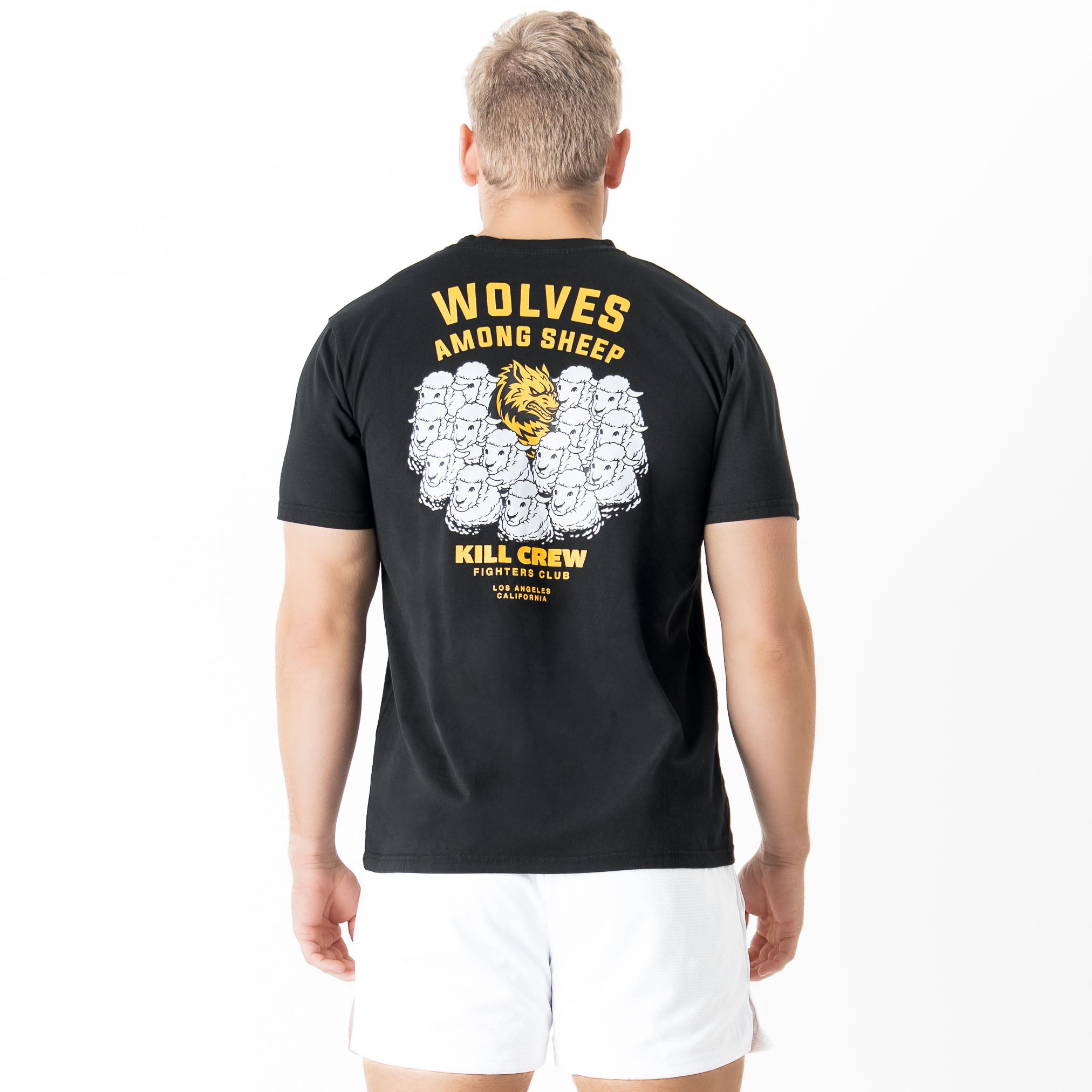 WOLVES AMONG SHEEP T-SHIRT v2 - YELLOW/BLACK